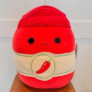NWT-Squishmallows Original, Illia the Siracha Hot Sauce Kelly Toys Plush, 16”